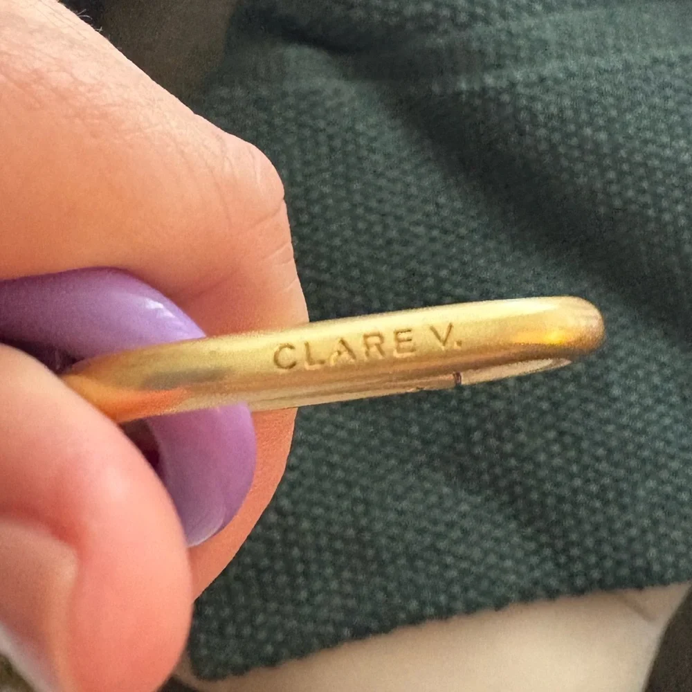 Clare V Resin Shortie Strap - Purple - Picture 2 of 3